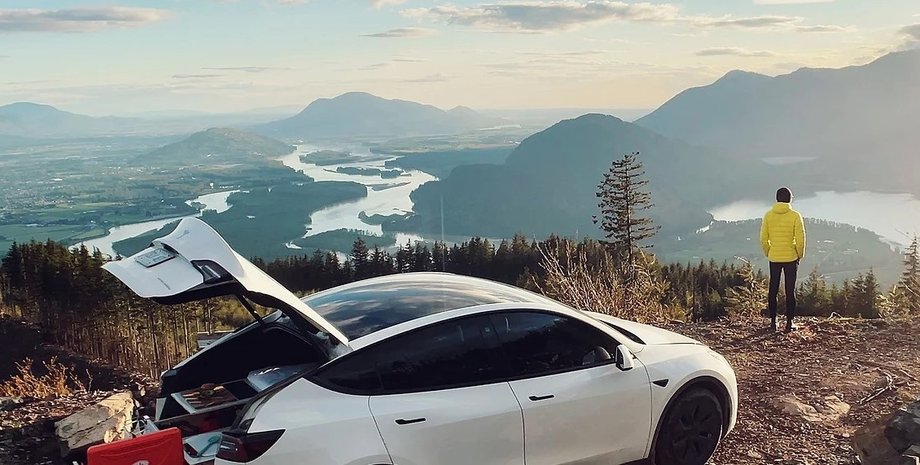 дом на колесах тесла, дом на колесах, Tesla Model Y, электромобиль Tesla