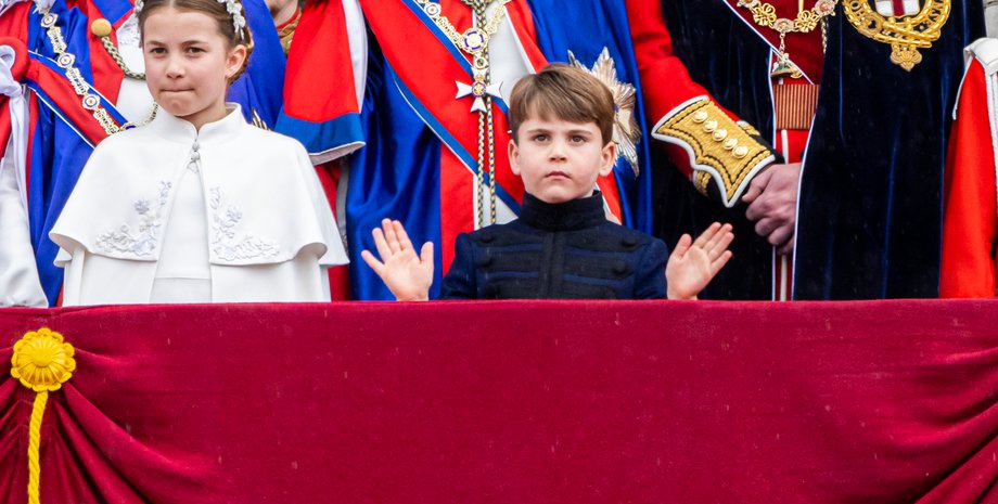 принц Луи, принцесса Шарлотта, букингемский дворец, коронация Чарльза III