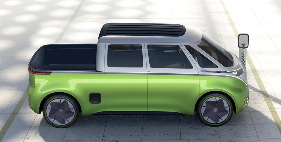 Пікап Volkswagen ID.Buzz, Volkswagen ID.Buzz, новий Volkswagen ID.Buzz, електромобіль Volkswagen