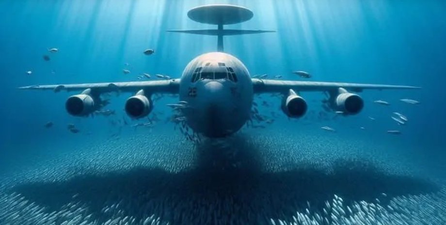 ДРЛВ А-50УЗС РФ, меми про А-50У, А-50У збиття меми, А-50У знищення, А-50У Азовське море, літак А-50У реакція