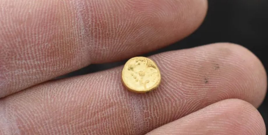 золота монета стародавнє поселення Чехія