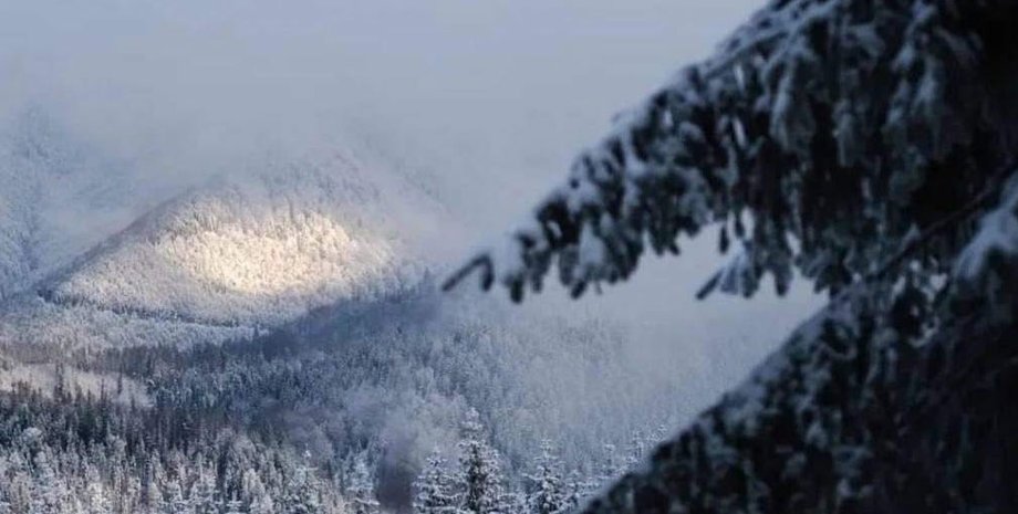 сход лавин в горах, Карпаты, опасность схода лавин