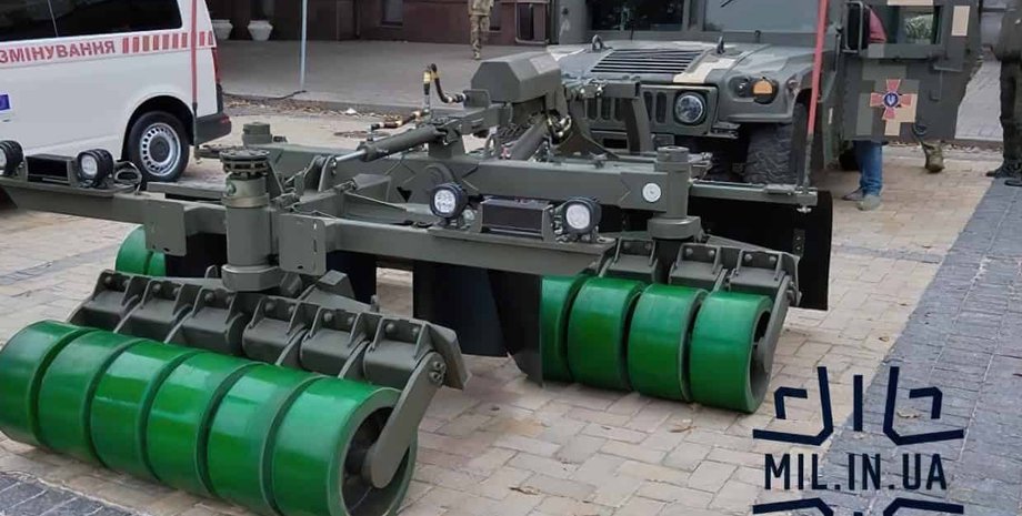 противоминная установка для хамви