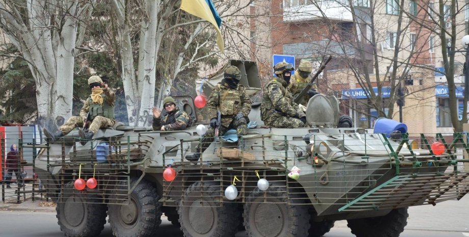 Силы АТО в Донбассе / Фото: штаб АТО