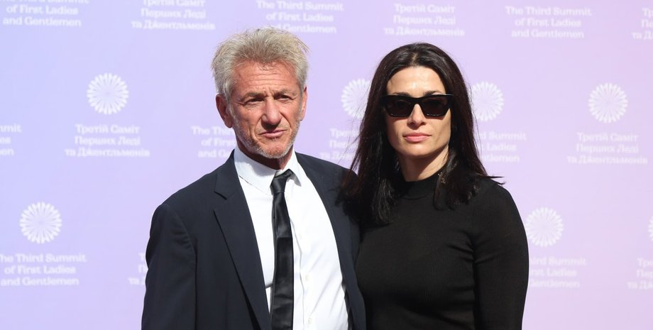 Шон Пенн и Ольга Коротяева, Шон Пенн, Шон Пенн фильмы, Шон Пенн Украина, Шон Пенн девушка, Шон Пенн на саммите