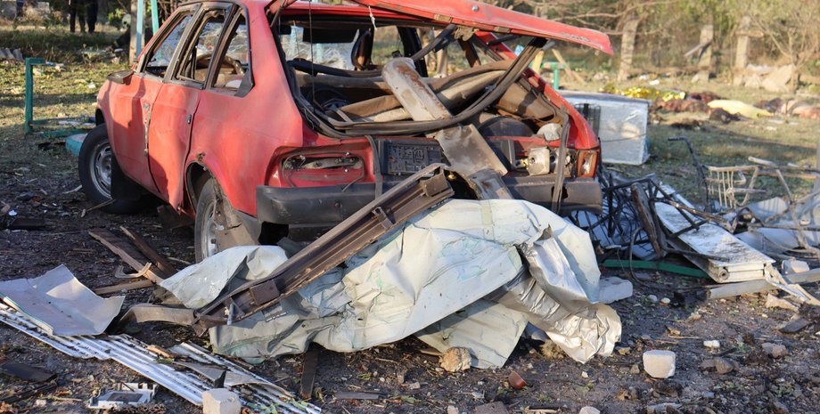 Последствия обстрела Грозы, фото