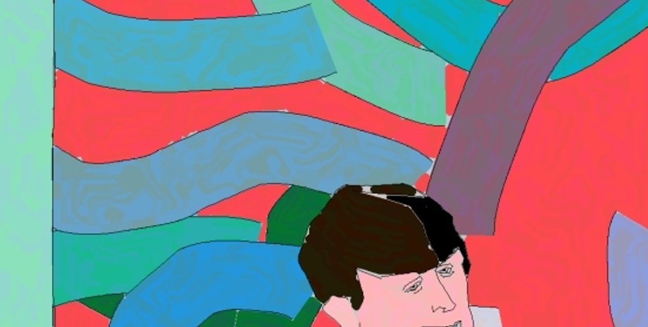 Картина, нарисованная компьютерной программой AARON