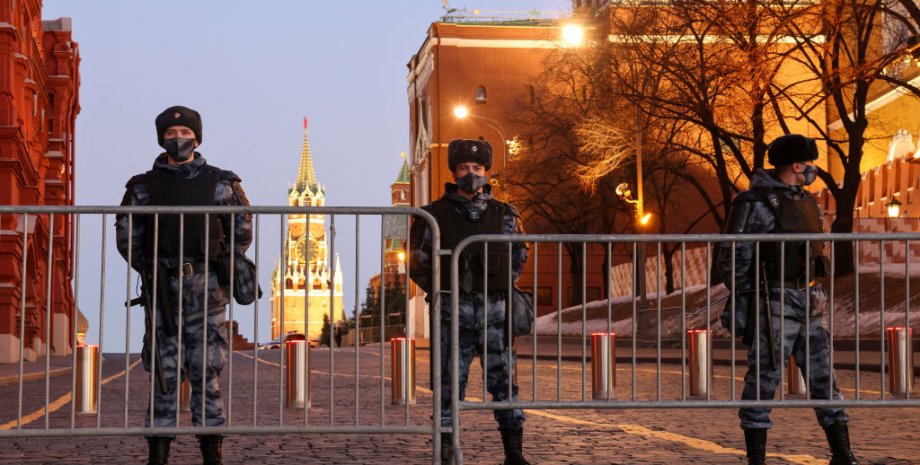 Поліція, Москва, війна, фото