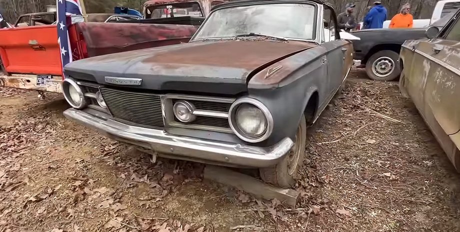 Plymouth Valiant, ретро авто, коллекция авто, заброшенные авто