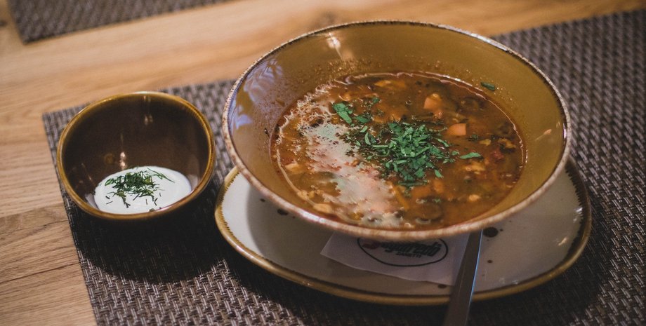 суп с фаршем, суп с фасолью, первое блюдо, кулинария