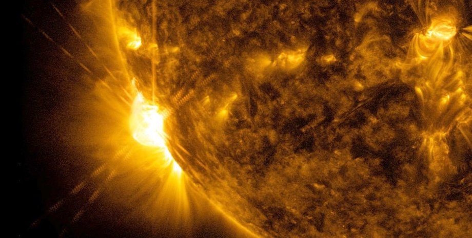 Солнце, вспышка на солнце, магнитная буря, солнечная буря