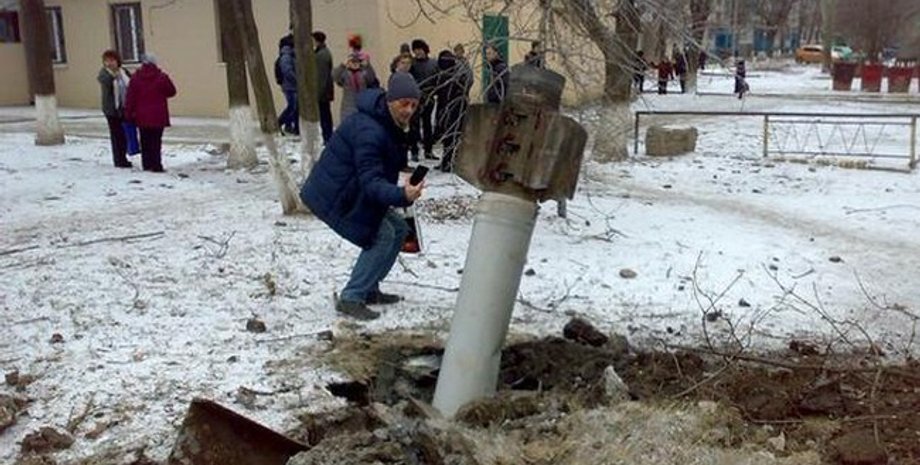 Последствия обстрела Краматорска 10 февраля / Фото: Facebook.com/bigredaktor