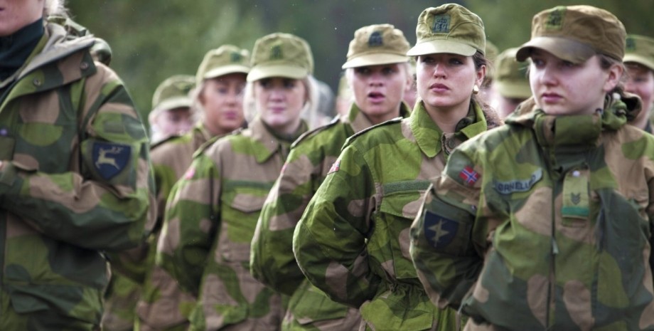 женщины, армия, норвегия, униформа