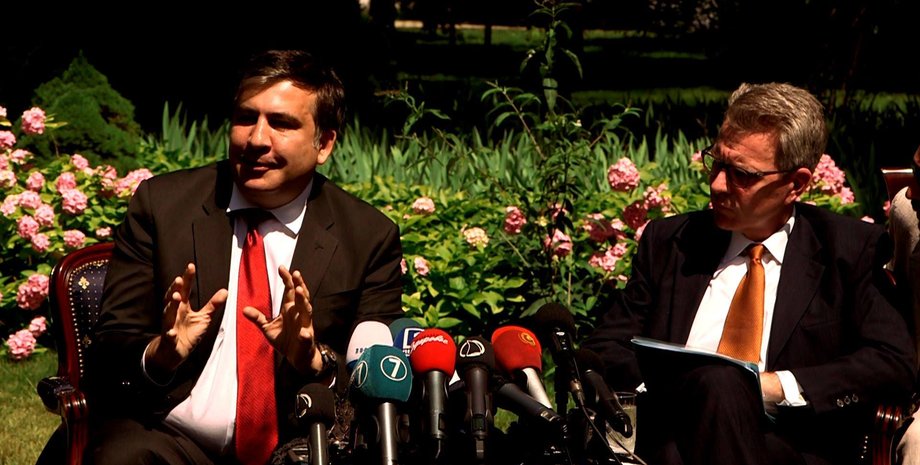 Михаил Саакашвили, Джеффри Пайетт / Фото: facebook.com/SaakashviliMikheil