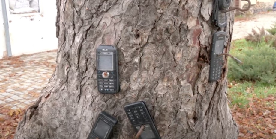 Козача Лопань, мобільні телефони, дерево, окупанти