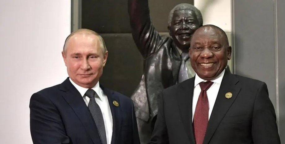 Путин, президент РФ, ЮАР, президент ЮАР