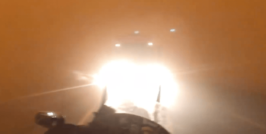 песчаная буря, песок, китай, пекин, загрязнение воздуха