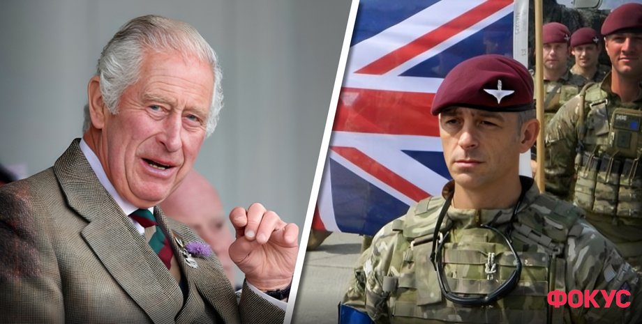 Чарльз ІІІ, король Великобритании, военные, флаг Великобритании