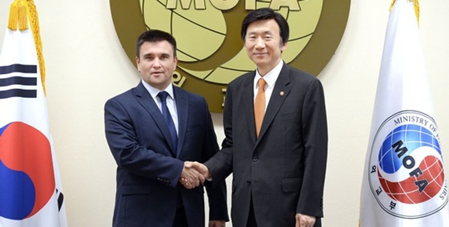 Павел Климкин и Юн Бьонг Се / Фото: пресс-службы МИД Южной Кореи