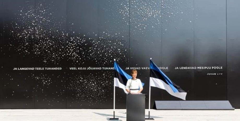 Открытие мемориала жертвам коммунизма в Таллине/Фото: rus.err.ee