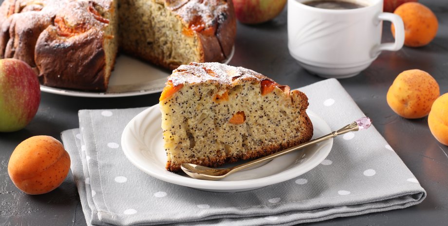 Маковый пирог, пирог с маком, постный пирог, постный пирог рецепт