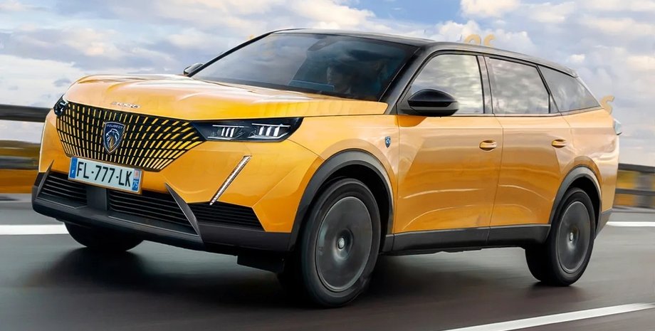 Peugeot 5008, новый Peugeot 5008, кроссовер Peugeot, Peugeot 5008 2024