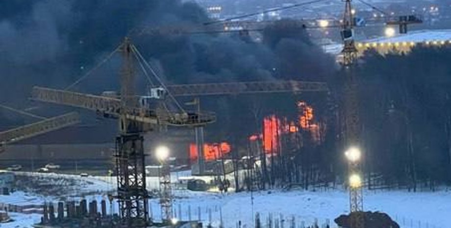 россия пожар подмосковье