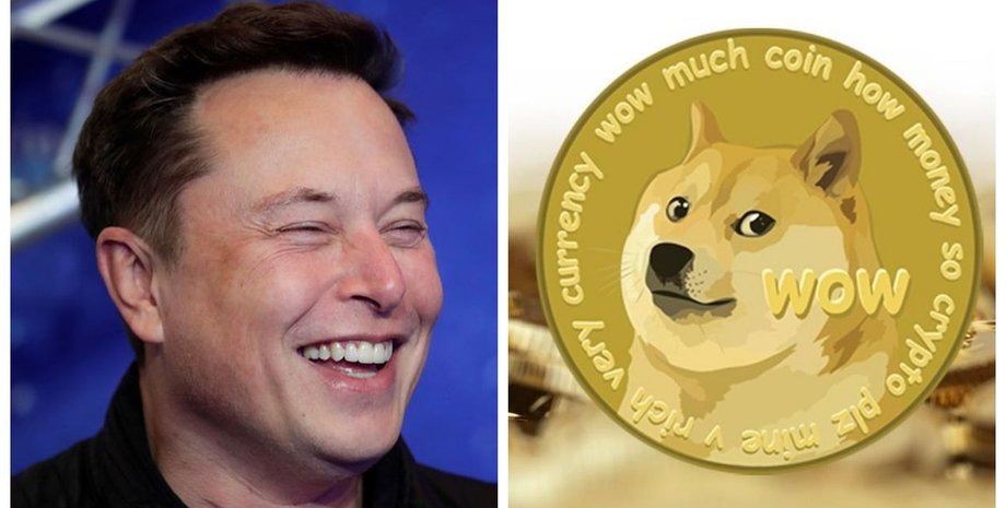 Илон Маск, криптовалюта, биткоин, Dogecoin,