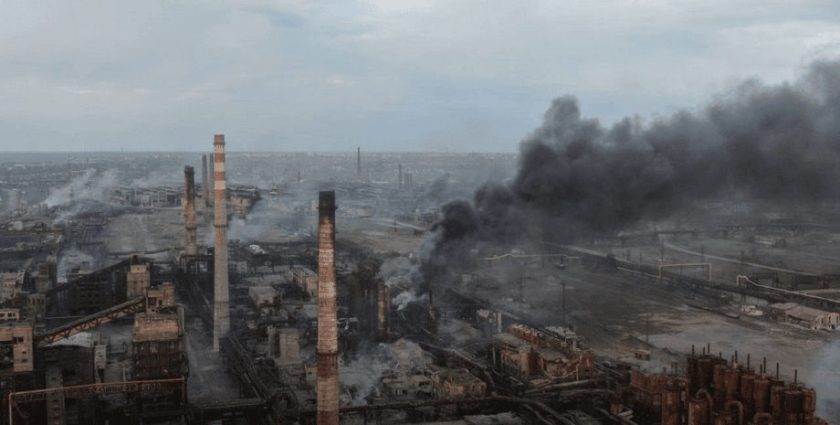 Территория завода "Азовсталь".