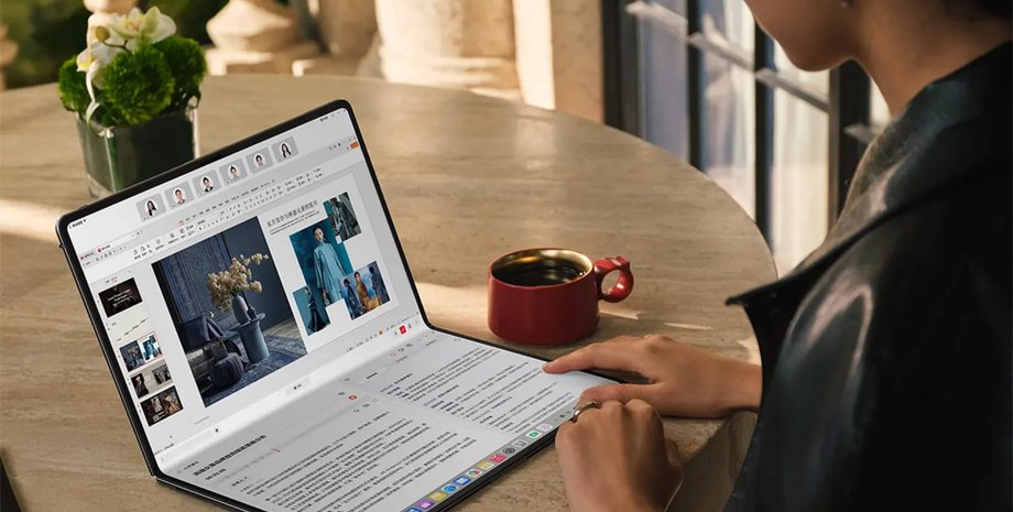Сенсорный ноутбук Huawei MateBook Fold Ultimate Design