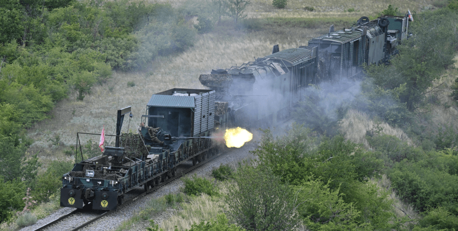 Бронепоезд Енисей Бронепоезд Енисей на Покровском направлении