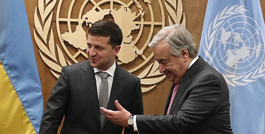 зеленский, Гутерріш, оон, фото