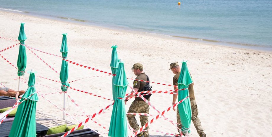Пляж, Одесская область, стрельба, военкомат, полиция