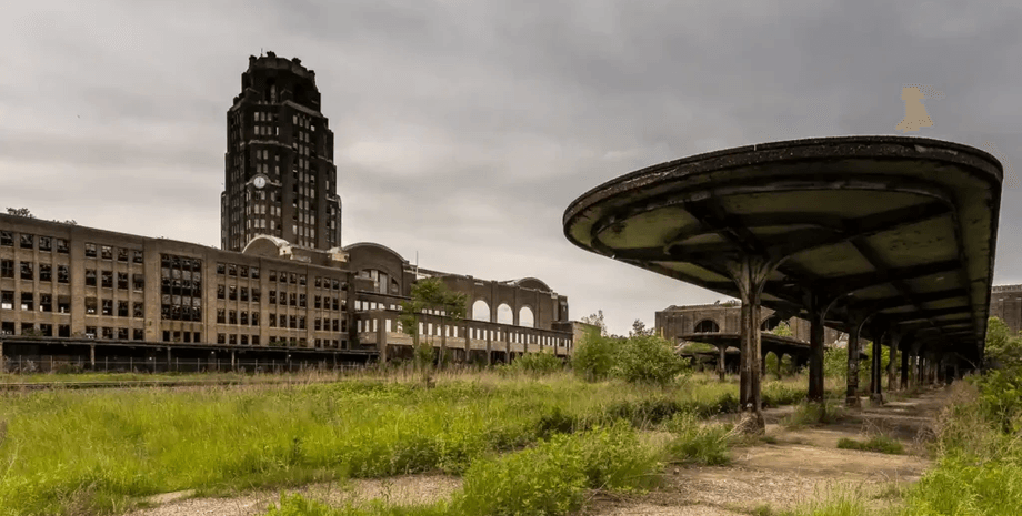 Покинутий вокзал у США, залізнична станція, покинута будівля, історична будівля, вокзал, друге життя, реставрація, застиг у часі