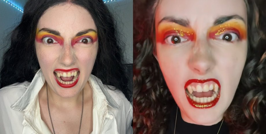 Женщина из США называет себя живым вампиром, но она не пьет кровь