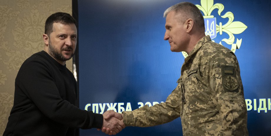 Президент Украины Владимир Зеленский и глава СВР Олег Иващенко Зеленский, назначение, Иващенко