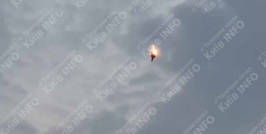 ПВО сбила ударный БПЛА над Киевом ПВО, БПЛА, Киев, шахед, работа ПВО