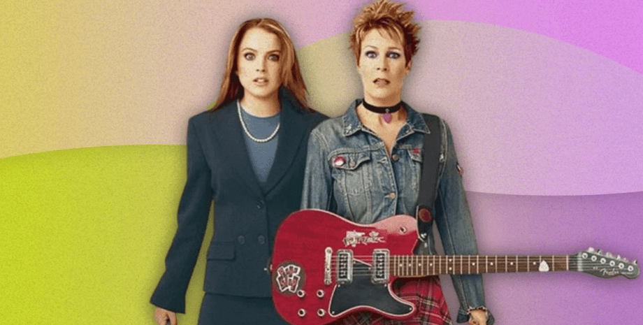 Линдси Лохан и Джейми Ли Кертис, чумовая пятница, безумная пятница, съемки фильма, линдси лохан фильмы