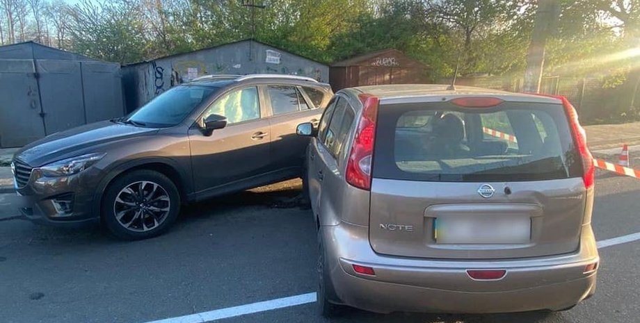 Киев, Вишневое, ДТП, воитель, полицейский, покушение,