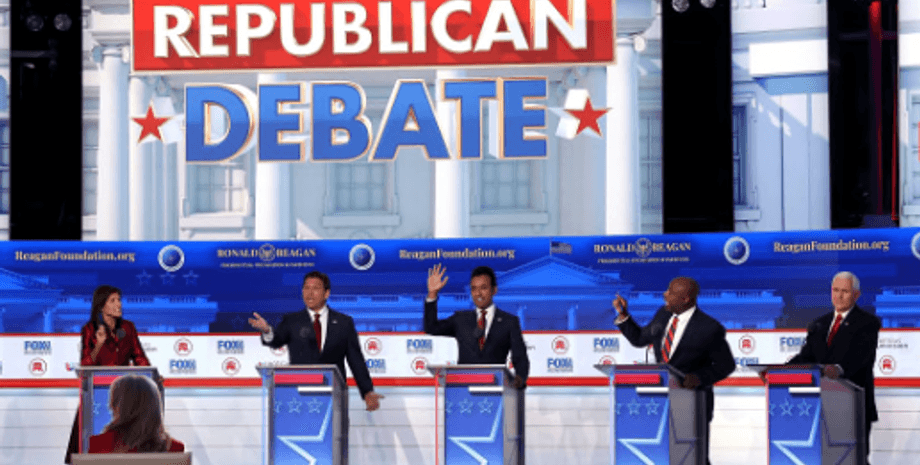 праймериз Республиканской партии, избирательная гонка, США, дебаты