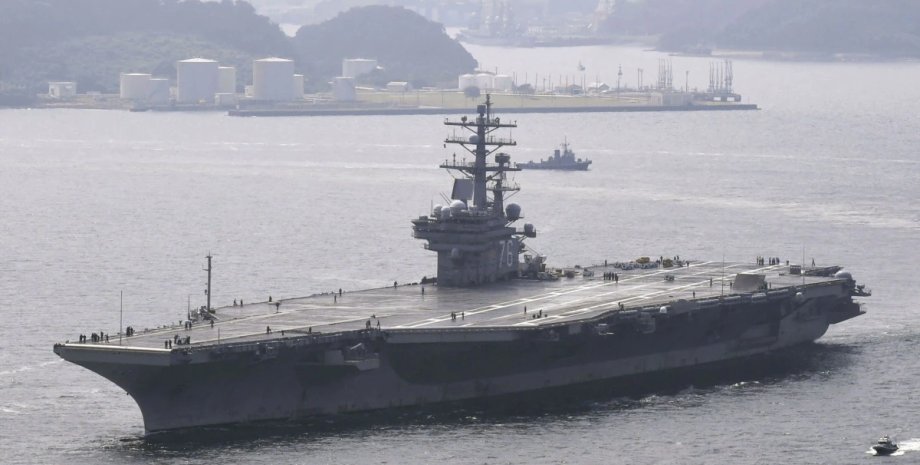 Авианосец Рональд Рейган авианосная группа США флот Тайвань Китай