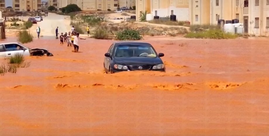 Наводнение в Ливии, фото