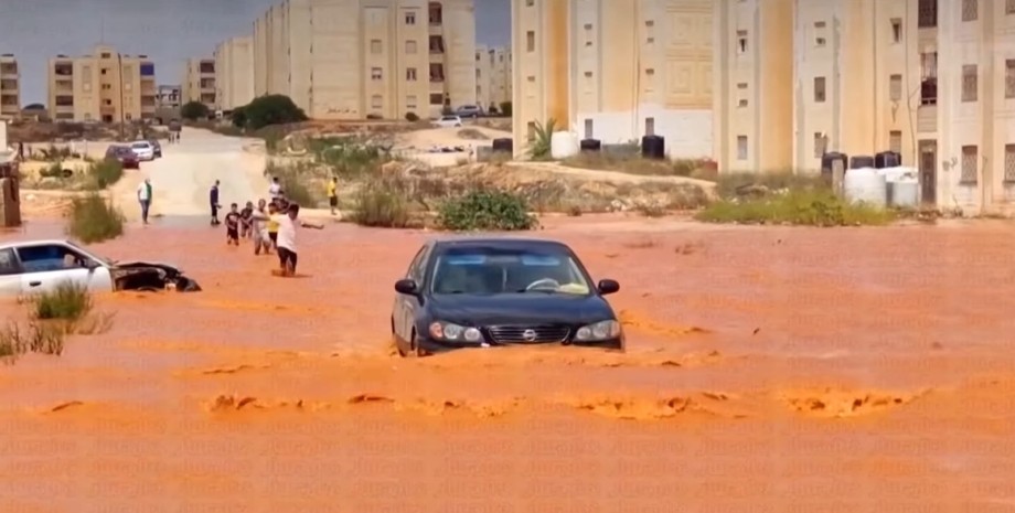 Повінь у Лівії, фото