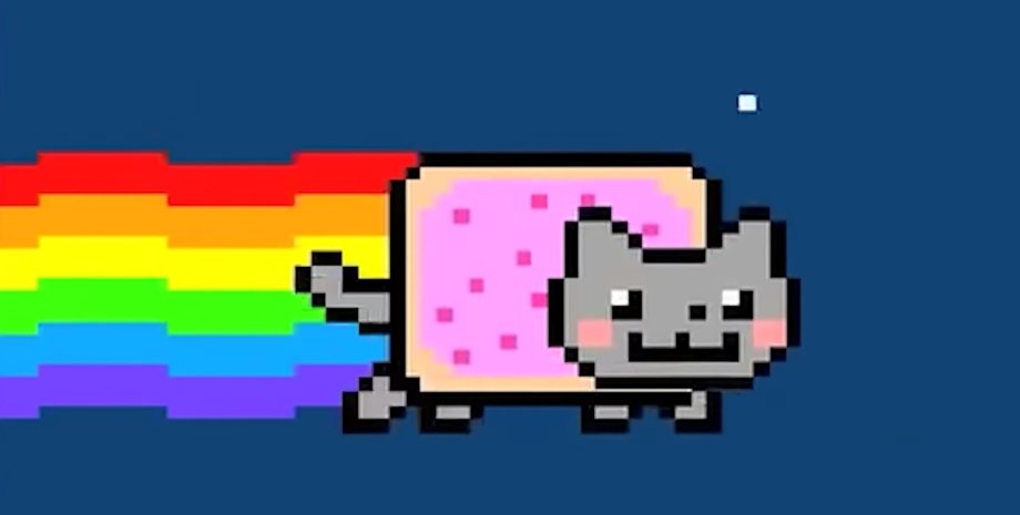 Nyan Cat, мам, мемний кіт, кіт, котик