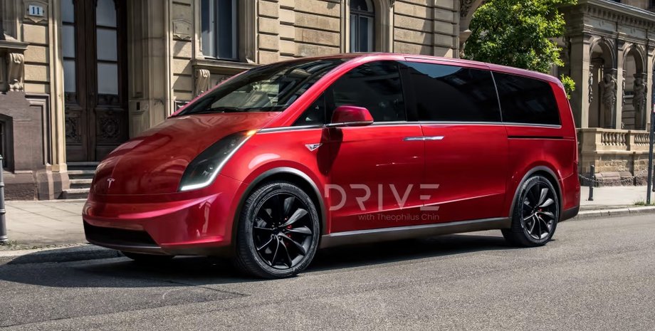 Нова Tesla Robovan, Tesla Robovan 2024, Tesla Robovan, мінівен Tesla, електромобіль Tesla, електрокар Tesla