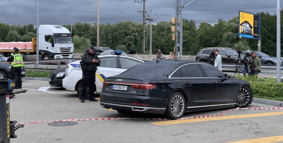 Сергій Шефір, автомобіль, Audi A8, замах