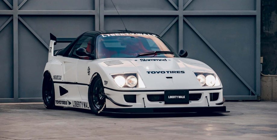 копия феррари ф40, копия Ferrari, Ferrari F40, Mazda Autozam, Mazda Autozam az-1