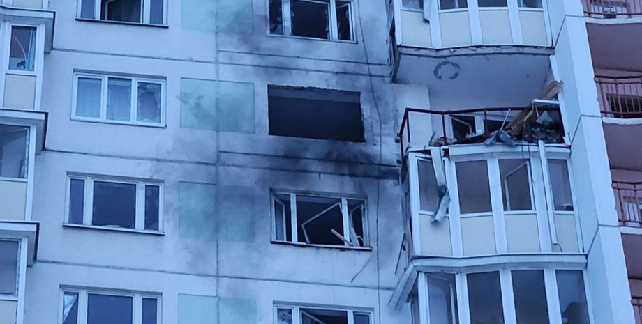 Тула, Росія, житловий будинок, пошкодження