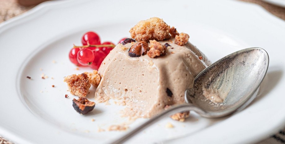 Кофейная Панна Котта, панна котта, панна котта десерт, панна котта кофе