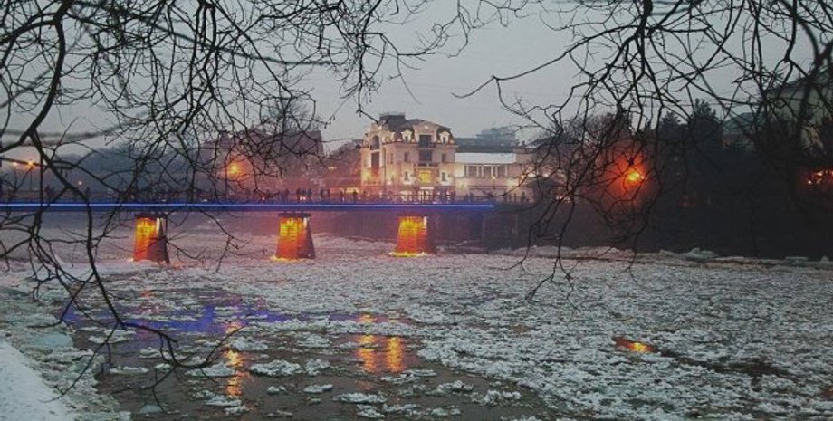 Ледоход на реке Уж / Фото: Сегодня